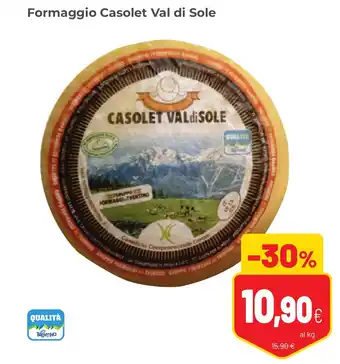 Coop famiglia cooperativa Formaggio Casolet Val di Sole offerta
