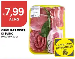 Ekom GRIGLIATA MISTA DI SUINO DA KG 0,9 A KG 1,1 offerta