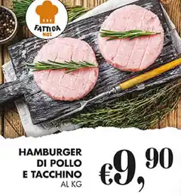 Coal HAMBURGER DI POLLO E TACCHINO AL KG offerta