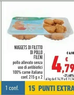 Nuggets di filetto di pollo
