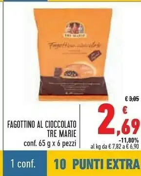 Conad City Fagottino al cioccolato offerta