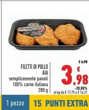 Conad City Filetti di pollo offerta
