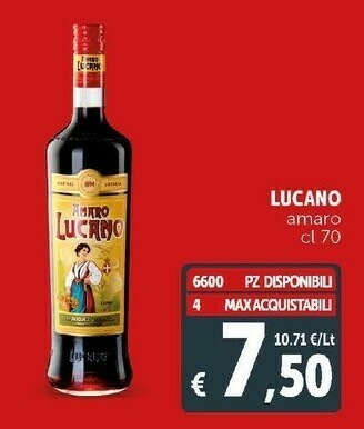 Deco Supermercati Amaro 700 g(ml) offerta
