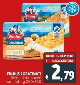 Deco Supermercati Filetti gratinati di merluzzo d'alaska integrali 380 g(ml) offerta