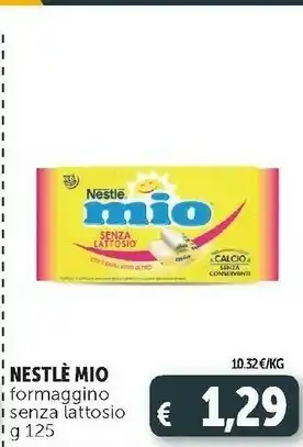Deco Supermercati Mio formaggino senza lattosio 125 g offerta