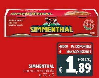 Deco Supermercati Carne in scatola offerta