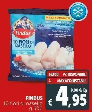 Deco Supermercati 10 fiori di nasello 500 g offerta