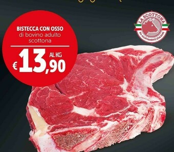 Deco Supermercati Bistecca con osso di bovino adulto scottona offerta