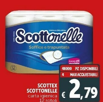 Deco Supermercati Scottonelle carta igienica offerta