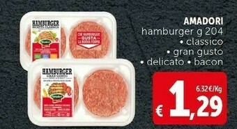 Deco Supermercati Hamburger delicato di pollo i grandi classici offerta
