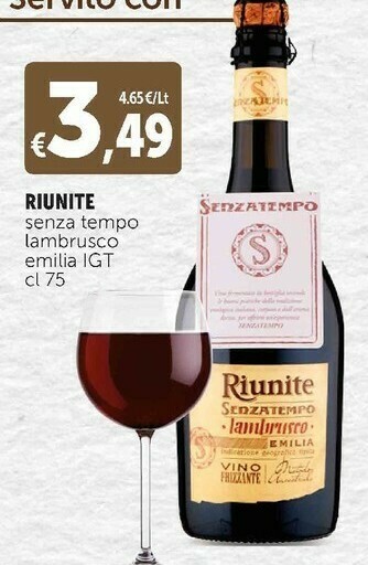 Deco Supermercati Lambrusco senzatempo emilia igt 750 g(ml) offerta