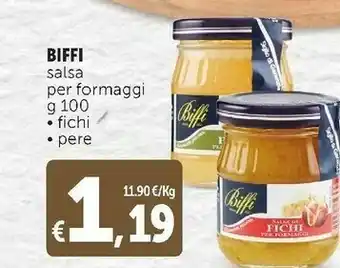 Deco Supermercati Biffi - salsa di pere per formaggi 100 g(ml) offerta