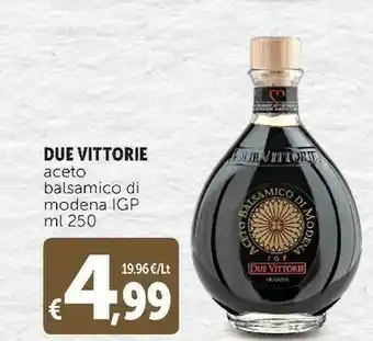 Deco Supermercati Due vittorie - aceto balsamico di modena igp 250 g(ml) offerta