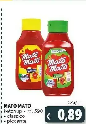 Ketchup mato mato piccante 390 g(ml)
