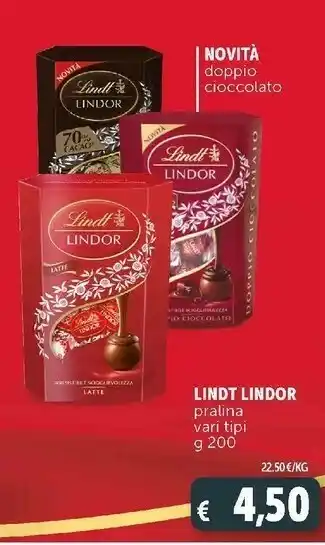 Deco Supermercati Lindor 200 g(ml) offerta