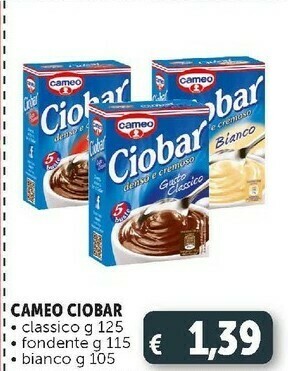 Ciobar bianco 105 g(ml)