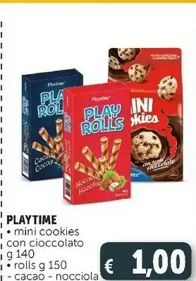 Deco Supermercati Play rolls nocciola 150 g(ml) offerta