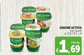 Deco Supermercati Activia fibre kiwi cereali 125 g(ml) offerta