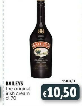Deco Supermercati The original irish cream liqueur liquore 0,7 l cremoso offerta