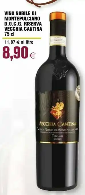 Ipercoop Vino nobile di montepulciano 750 g(ml) offerta