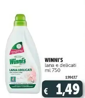 Deco Supermercati Winni's lana e delicati offerta