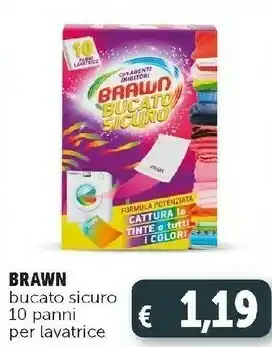 Deco Supermercati Brawn bucato sicuro 10 panni per lavatrice offerta