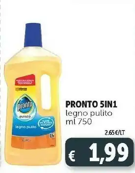 Deco Supermercati Pronto 5in1 legno pulito offerta