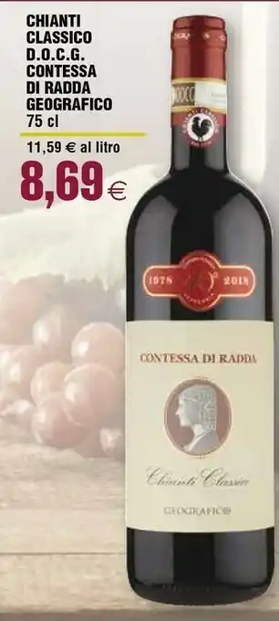 Ipercoop Di radda chianti classico offerta