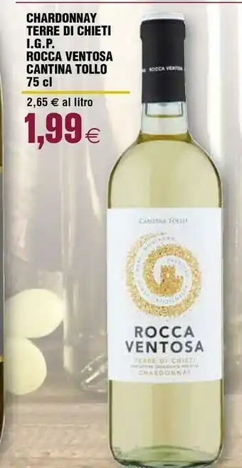 Ipercoop Cantina tollo rocca ventosa offerta