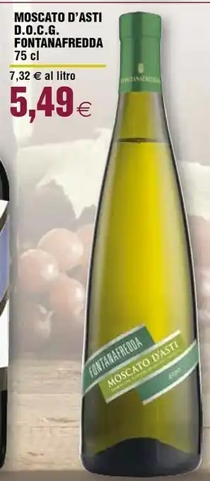 Ipercoop Moscato d'asti docg fontanafredda offerta