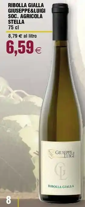 Ipercoop Giuseppe&luigi ribolla gialla offerta