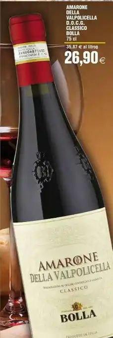 Ipercoop Bolla amarone della valpolicella docg classico offerta