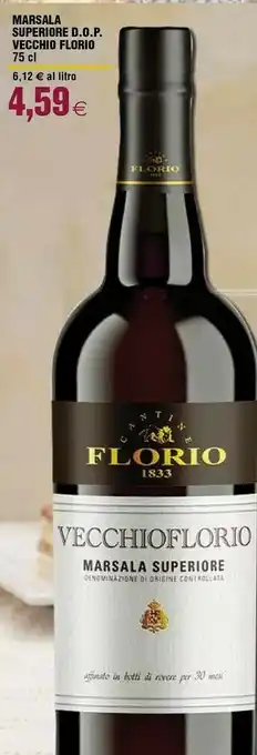 Ipercoop Marsala superiore dop vecchio florio offerta