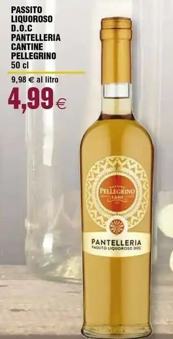 Ipercoop Passito liquoroso doc pantelleria cantine pellegrino offerta