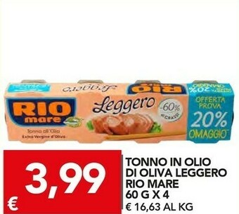 TuoDi Tonno in olio di oliva leggero offerta