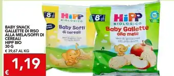TuoDi Baby snack gallette di riso alla mela offerta