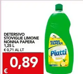 TuoDi Nonna papera detersivo stoviglie limone offerta