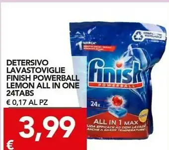 TuoDi Detersivo lavastoviglie powerball lemon all in one 24 tabs offerta