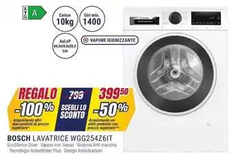 Trony BOSCH LAVATRICE WGG254Z6IT offerta