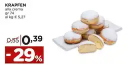 Alì Supermercati KRAPFEN alla crema gr 74 offerta