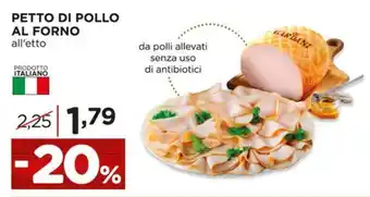 Alì Supermercati PETTO DI POLLO AL FORNO offerta