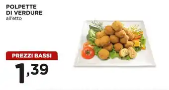 Alì Supermercati POLPETTE DI VERDURE offerta