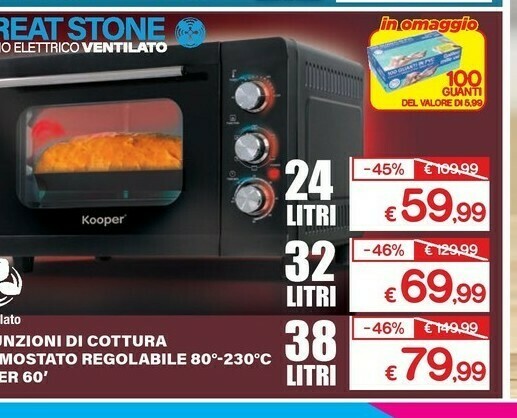 Forno elettrico offerta di Satur