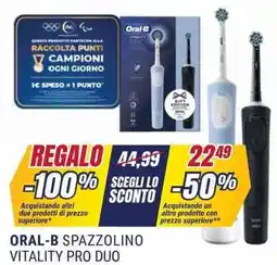 Trony ORAL-B SPAZZOLINO VITALITY PRO DUO offerta