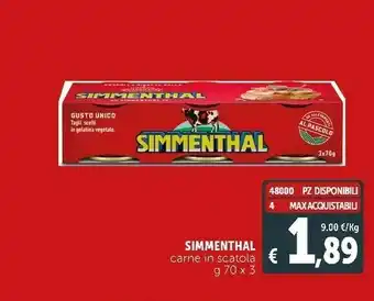 Deco Supermercati Simmenthal 70 g(ml) offerta