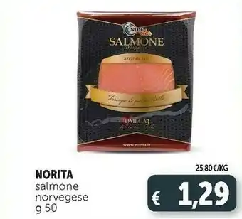 Salmone norvegese 50 g