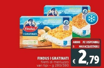 Deco Supermercati Filetti gratinati di merluzzo d'alaska integrali 380 g(ml) offerta