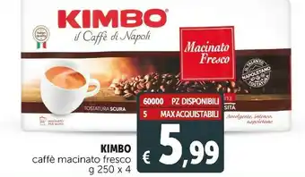 Deco Supermercati Caffè macinato fresco 250 g(ml) offerta