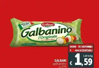 Deco Supermercati Galbanino 270 g(ml) offerta