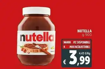 Deco Supermercati Nutella 900 g(ml) offerta
